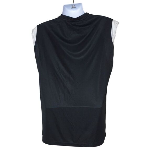 Fila Mens Sleeveless Athletic Tank L Black Sports Lightweight Workout Hoops Top - Picture 2 of 4